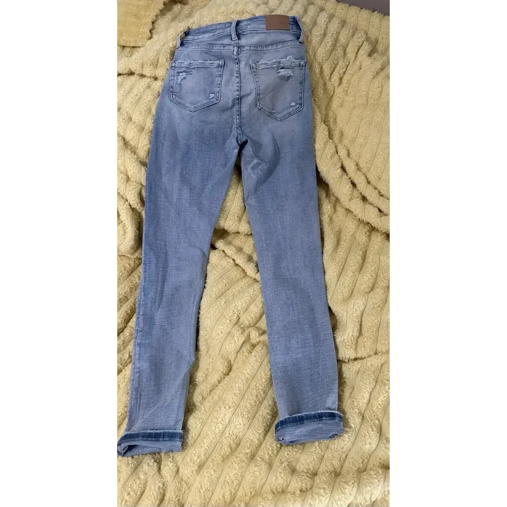 BKE Billie Jeans High Rise Ankle Skinny Mosley Light  Women’s 24 X 27 - Picture 8 of 16